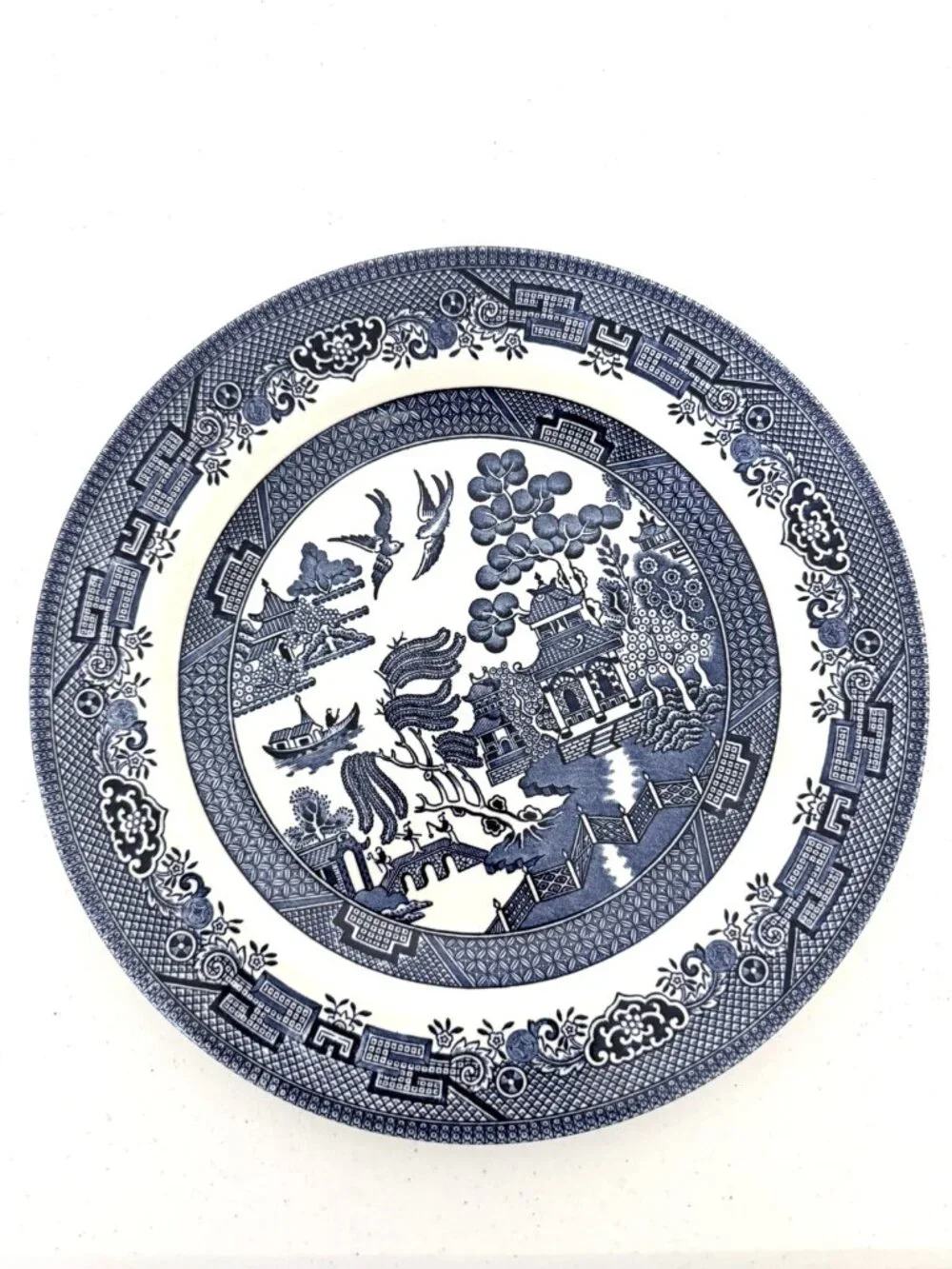 Churchill England, WILLOW BLUE, Dinner Plate 10.25